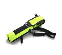 Sac cylindrique de plongée en polyester pour réservoirs d'oxygène de 0,5 L offrant des options de transport pratiques et une organisation du matériel (vert)