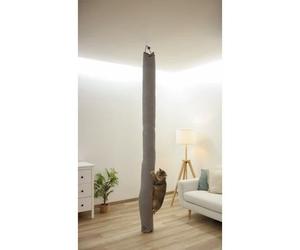 Sac d’escalade pour chats - KERBL - CLIMBER - 16 x 16 x 240 cm - Fixation plafond - Gris