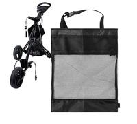Sac d'accessoires de golf, sac de rangement pour chariot de golf | Sacs de golf légers en maille,Sac de rangement d'extension arrière pour chariots de Golf Push-Pull, sac en filet de chariot à fermetu