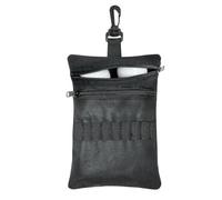 Sac d'accessoires de golf - Sac multicouche avec fermeture éclair et clip, 20 x 14 cm, support pour accessoires de golf | Pour adultes, amateurs, familles, professionnels, amateurs de débutants