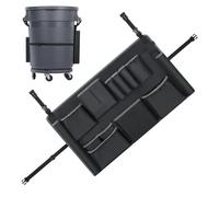 Sac d'accessoires de nettoyage | Rangement commercial avec plusieurs poches pour poubelle de 120 à 210 litres, accessoires de rangement pour outils de conciergerie dans atelier, communauté, hôtel