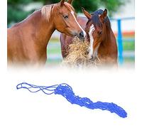 Sac d'alimentation à Cheval, Rope Nylon Rope Sold FORMAGE Sag Net Sag FEAUX Horse avec SIGHE ELECTROPLATINE SOUDANT Fer Rings PRINCIPES DE Goat pour LA JOURNÉE en FOURNIR des CHEMES Chane (M Size)