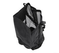 Sac d'alimentation en maille respirante pour cheval avec fond imperméable sangles réglables style muselière pour alimentation contrôlée Noir 35,6 x 53,3 x 7,6 cm Nylon léger pour un voyage stable