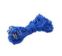 Sac d'alimentation pour chevaux Filet à foin équin en nylon à alimentation lente avec cintre Grande capacité Durable Léger Pliable pour pâturage stable pour chevaux Jaune Rouge (Bleue)
