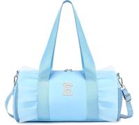 Sac Danse Fille Sac Sport Enfant Duffle Bag Sacs à Main avec Compartiment Poche Humide pour Piscine,Voyage Bleu