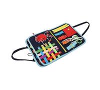 Sac d'apprentissage de Robe d'apprentissage de Robe, Chaussure de Cravate de Tableau Sensoriel de Compétences Applicable aux Personnes avec pour les Enfants et les Personnes