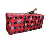 Sac d'arbre de Noël, sac de rangement 'arbre modèle de neige | Sac de rangement 'arbre de Noël Boîte de rangement 'arbre artificiel avec poignées et fermeture à glissière pour le fest