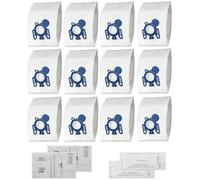 Sac d'Aspirateur pour Miele Classic C1,C2,C3,S2000,S5000 und S8000 Serie (12 sacs, 2 filtre pour moteur, 2 filtre évacuation) Sac d'Aspirateur pour Miele 9917730 GN Pack XXL