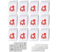 Sac d'Aspirateur pour Miele Classic C1,C2,C3,S2000,S5000 und S8000 Serie (12 sacs, 2 filtre pour moteur, 2 filtre évacuation) Sac d'Aspirateur pour Miele 9917730 GN Pack XXL