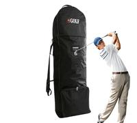 Sac d'avion de golf - Sac de transport pliable pour club de golf | Housse de voyage de golf portable | Léger et durable - Étui de voyage pliable pour les vols | Housse imperméable avec roues et