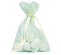 Sac de 10 sachets Organza pour dragées Ivoire
