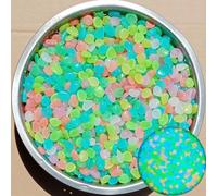 Sac de 100 pièces de roches brillantes pour décorer un jardin ou un aquarium,pochoir de décoration en forme de poisson - Type A1 #B