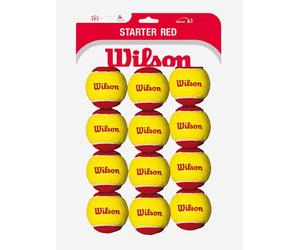 Sac de 12 Balles Wilson Starter Red/Stage 3