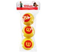 Wilson Starter Foam Balls (Stage 3) Sac De 3 Balles , Couleur: rouge , Taille: nosize