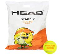 Sac de 72 balles de tennis Head Stage 2 Orange TU