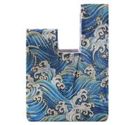 Sac de avec écorce au crochet - Sac fourre-tout en fil de | Bag World Worner Eppa Grande capacité d'accident vasculaire cérébral pour fils E, Bleu turquoise, Consulte la descripción