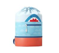 Sac de bain pour - 13 x 33 x 39 cm - Organiseur de sac à dos de | Sac de natation pour enfants | Sac à dos de plage avec poche pour bouteille et compartiments pour vêtements de natation