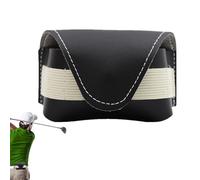 Sac de balle de golf pour adulte - Petit sac banane de golf - Portable - Sac de rangement pour balles de golf - Mini sac de taille pour balles de golf, accessoires de golf, Noir , 3,93 * 1,96 * 1,96