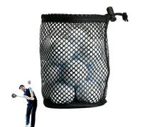 Sac de balle de golf, sac de balle de golf en maille, sac en nylon résistant avec fermeture à cordon coulissant | Sacs polyvalents pour filets de rangement, pour accessoires de, pour ranger pa