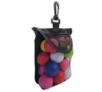 Sac de balle de golf, sac en filet pour balles, sac multi-usages pour ranger les balles de golf Étui pour balles de golf, sacs de rangement ronds portables Sacs en filet pour petites balles, jeu