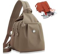 Sac de Banlieue à 2 Voies imperméable, Sac de Voyage Convertible, fourre-Tout antivol, Transport Confortable (Khaki)