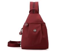 Sac de banlieue imperméable à 2 voies avec sangle réglable, Rouge, 1