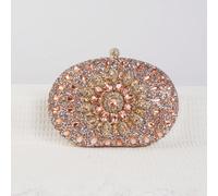Sac de banquet à la mode européenne et américaine, sac à main populaire à l'étranger, sac à bandoulière rétro avec chaîne, sac porté croisé, portefeuille Taille UniqueTout ImpriméPolyester
