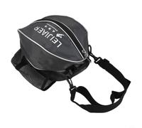 Sac de basket en polyester 33 cm gris | Matériau en polyester robuste, s'adapte à la balle n°7, taille 33 x 10 x 7 cm, couleur grise, construction