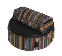 Sac de batterie ethnique avec poches extérieures, étui de rangement portable en tissu Oxford, sac à dos portable avec poches extérieures, pochette de rangement, accessoires