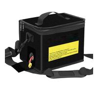 Sac de batterie, pochette de rangement étanche, étui de protection ignifuge pour le chargement, le transport et le stockage de la batterie en toute sécurité, 54,6 x 36,8 x 41,9 cm, matériau ignifuge