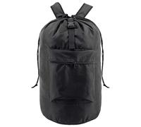 Sac de blanchisserie avec sangles, sac à dos de laverie imperméable - bretelles réglables portables et poches de buanderie pour le camping de voyage de dortoir université
