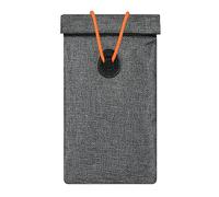 Sac de blocage de signal de téléphone, sac de protection anti-localisation du signal RFID de voiture, pochette antivol pour ordinateurs portables, téléphones et clés de voiture (gris)