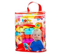 Sac de Blocs de Construction Souples 30 pièces Molto sans BPA, compatibles avec Notre Gamme Molto Blocks. Fabriqué en matériaux sûrs et développé pour Enfants à partir de 1 an.