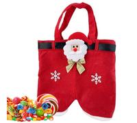 Sac de bonbons de Noël | Panier de pantalon de père Noël,Sacs de bonbons de Noël | Pour le mariage du Nouvel An Rassemblements familiaux Fêtes Vacances et Festivals