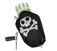 Sac de bonbons ou étirement-fourre-tout de bonbons Halloween pour avec poignées, sac de traitement de tissu réutilisable | Dessins de fantômes de, utilisation effrayante