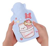 Sac De Bouillotte, Petit Sac D'eau Chaude En Peluche, Bouillotte En Peluche, Accessoire D'hiver Isolant Longue Durée, Petite Bouillotte, Coussin Chauffant Rempli D'eau,Pack D’eau Chaude À Motif Animal