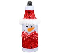 Sac de bouteille de vin de noël, pochette de bouteille décorative pour robe de vacances festive | Porte-vin Compact , présentoir de bureau pour Restaurant saisonnier, Accent pour la célébration