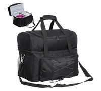 Sac de bowling à 2 balles,Sac de bowling fourre-tout à 2 balles | Fourre-tout pour boule de bowling avec séparateur rembourré - Sac de bowling double fourre-tout pour boules de bowling pour 2 boules a