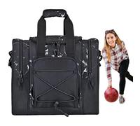 Sac De Bowling À Balle Simple - Bowling Ball Tote Sac pour 1 Balle | Sac À Main Multifonctionnel avec Ceinture Réglable Intérieure Rembourrée, s'adapte À Une Boule De, À des Chaussures, Une Se