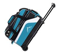 Sac de bowling GoHimal à double rouleau pour 2 boules avec compartiment séparé pour chaussures de bowling (jusqu'à la taille US 15 pour hommes) e