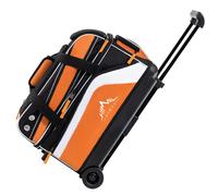 Sac de bowling GoHimal Double Roller 2 Ball avec compartiment à chaussures séparé pour chaussures de bowling (jusqu'à la taille US 15 pour hommes