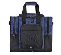 Sac de bowling - Support unique - Sac à main multifonction avec intérieur rembourré - Ceinture réglable - Convient pour chaussures, serviette pour hommes et femmes, bleu foncé, voir description, Voir