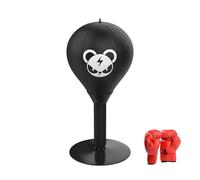 Sac de Boxe de Bureau - Ballon de Boxe de 40 cm, Sac de BOE à Aspiration Flexible, SacdeBoxe de Bureau en PU pour soulager Le Stress | Sa deboxe de Table réglable pour Table et comptoirs Anti-