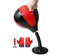 Sac de boxe de bureau pour - Ventouse Ballon de vitesse gonflable - Sac de boxe balle de vitesse - Pour adolescents adultes étudiants joueurs programmeurs auteurs études appartement