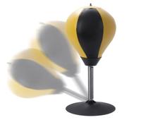 Sac de Boxe de Bureau - Ventouses Fortes, Conception à Ressorts épais, Anti-Stress, Ballon d'entraînement de Boxe | Sac de Qui libère Les émotions négatives et atténue Le Stress des études