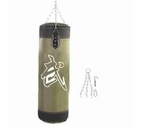 Sac de Boxe de Pendentif Adulte, Sac de Boxe Oxford Lourd sans Remplissage (Vert)