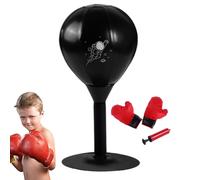 Sac de boxe de table - Boule de boxe pour réaction de fitness, équipement d'entraînement de bureau puissant et adaptable, cible avec base a | pour hommes, femmes, adolescents, principes
