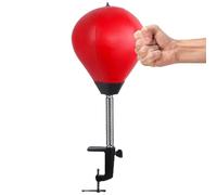 Sac de boxe de table, Speed Ball avec sac de sable - Speed Ball de boxe avec pince de bureau - Outil d'entraînement de boxe à ressort fort à impact pour la maison et le lieu de travail