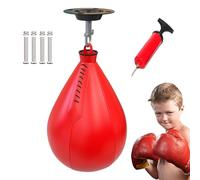 Sac de boxe d'entraînement en forme de poire | Sac de vitesse portable en forme de poire pour la maison, la gym, les voyages