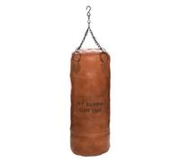 Atmosphera - Sac de boxe en cuir « Loft » 36x36x100 cm Marron